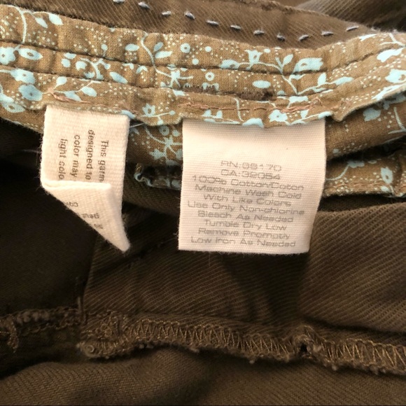 Anthropologie Hei Hei Wide Leg Olive Pant SZ 14 - Picture 9 of 9